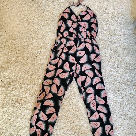 Dresses & Skirts - Watermelon halter jumpsuit
